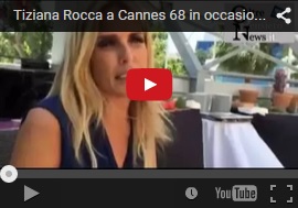 Tiziana Rocca a Cannes 68 in occasione del lancio del 61° TaoFilmFest parla del suo ultimo libro 
