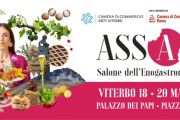 “ASSAGGI”: Il Salone dell'Enogastronomia Laziale a Viterbo dal 18 al 20 Maggio
