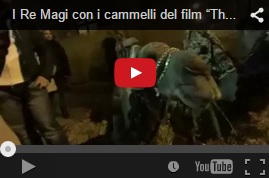 I Re Magi con i cammelli del film The Passion di Mel Gibson al Presepe Vivente di Tarquinia