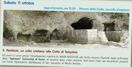 S. Restituta - Il Culto Cristiano alla Civita di Tarquinia