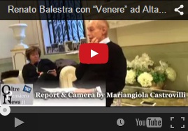 Renato Balestra con Venere ad AltaRomaAltaModa