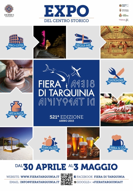 Manifesto Ufficiale Tarquinia EXPO 2015 Centro Storico