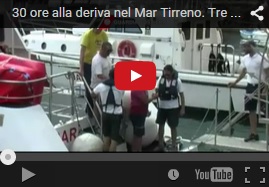 30 ore alla deriva nel Mar Tirreno. Tre naufraghi salvati dalla Guardia Costiera