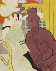 The Englishman at the Moulin Rouge 1892 Lithograph in six colours on laid paper Budapest Galleria Nazionale