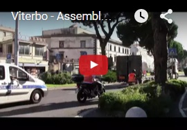 Viterbo - Assemblaggio della Macchina di S. Rosa 2015 - Il trasporto dalla Tuscanese a Piazza S. Sisto