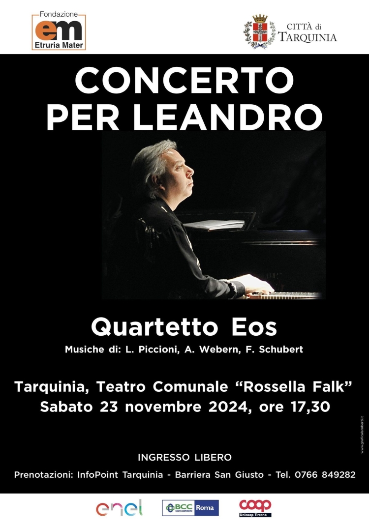 Concerto per Leandro Teatro Rossella Falk Tarquinia