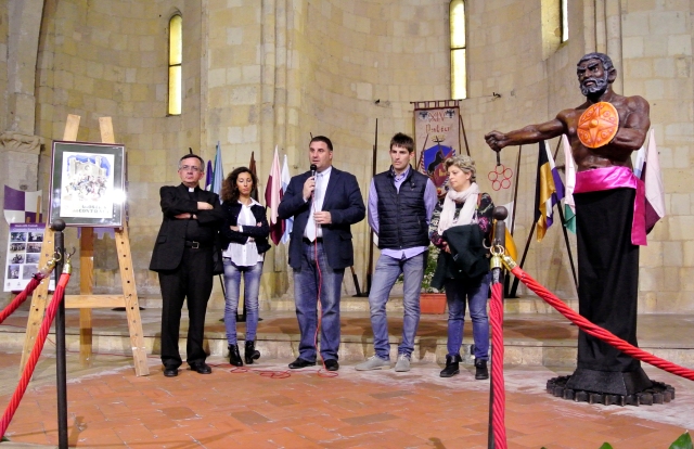Inaugurazione della mostra nella chiesa di San Pancrazio