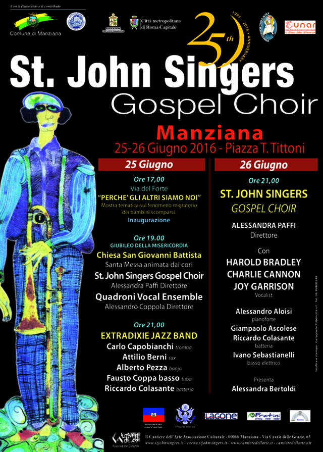 25 anniversarioSt John Singers Manifesto