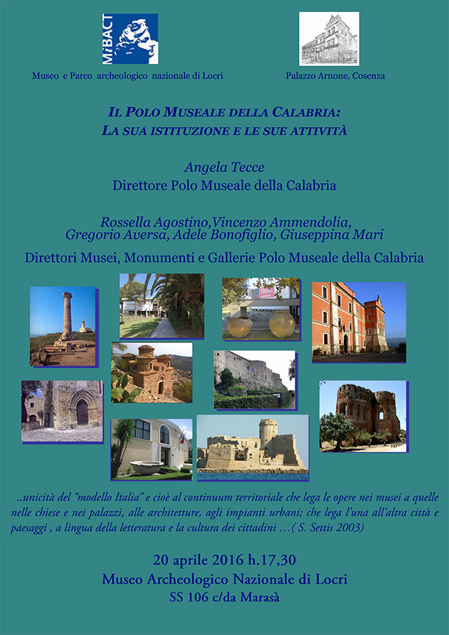Il Polo Museale della Calabria La sua istituzione e le sue attività
